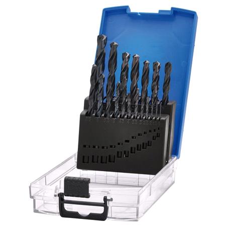 Draper 08850 Black HSS Drill Bit Set   19 Piece