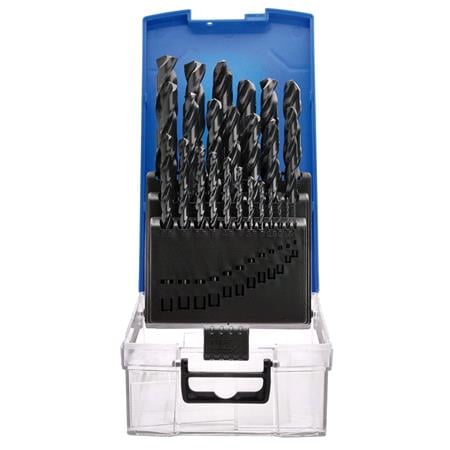 Draper 08853 Black HSS Drill Bit Set   25 Piece