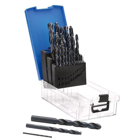 Draper 08853 Black HSS Drill Bit Set   25 Piece