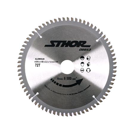 TCT BLADE FOR ALUMINIUM D210 T72 d30