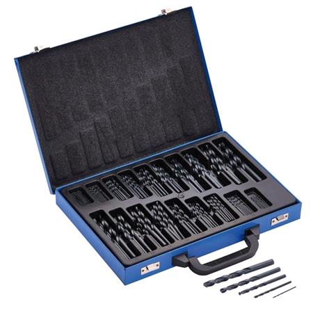 Draper 08854 Black HSS Drill Bit Set   170 Piece