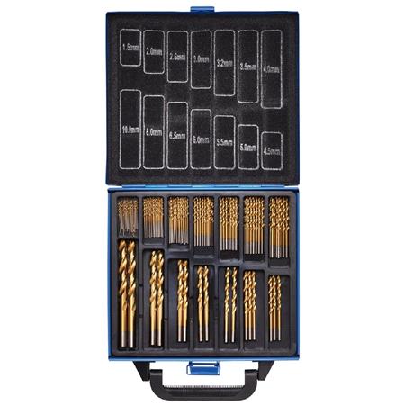 Draper 08887 HSS Titanium Nitride Coated Drill Bit Set   99 Piece