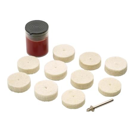 Draper 08958 Polishing Wheels Set for D20 Engraver/Grinder   12 Piece