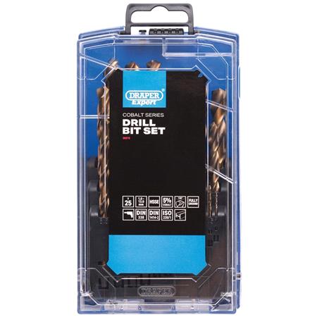 Draper Expert 08978 HSSE M35 Cobalt Drill Bit Set (25 Piece)