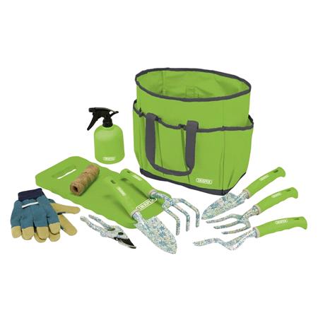 Draper 08999 Garden Tool Set with Floral Pattern (11 Piece)