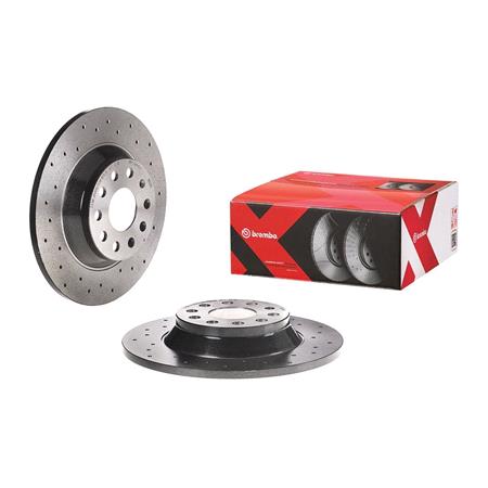 Brembo Xtra Rear Axle Brake Discs (Pair)   Diameter: 300mm   08.C501.1X
