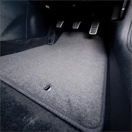 Tailored Car Mats for Hyundai i30 FASTBACK, 2017 Onwards   Mustang Grey   4 Piece   3 Clips