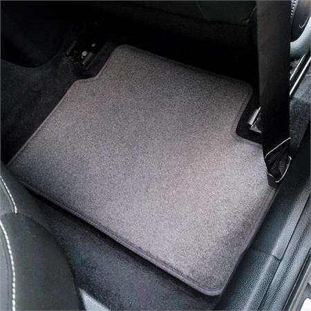 Tailored Car Mats for Hyundai i30 Hatchback, 2011 2017   Mustang Grey   4 Piece   3 Clips