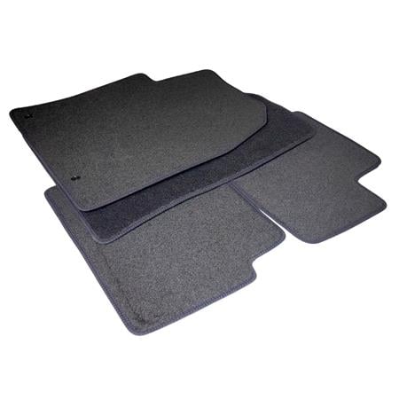 Tailored Car Mats for Hyundai i30 Hatchback, 2011 2017   Mustang Grey   4 Piece   3 Clips