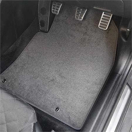 Tailored Car Mats for Hyundai i30 Hatchback, 2011 2017   Mustang Grey   4 Piece   3 Clips