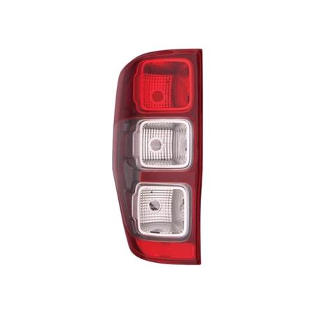 Left Rear Lamp (With Smoked Insert, Wildtrak Models, Supplied Without Bulbholde) for Ford RANGER 2012 on