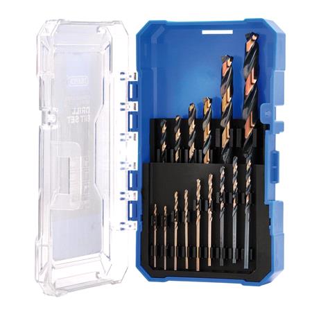 Draper 09103 HSS Turbo Titanium Drill Bit Set   15 Piece