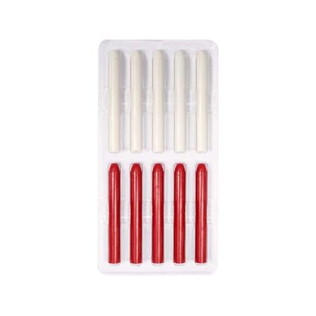 Wax Bar Colour Box 85mm   Set of 10