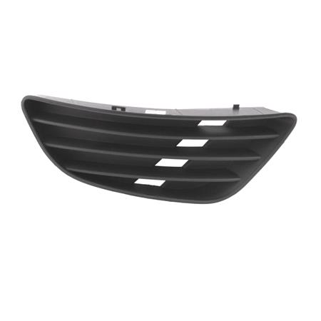 Fiesta 0 05 RH Front Bumper Grille, Without Fog Lamp Holes, Matte Black, TUV Approved
