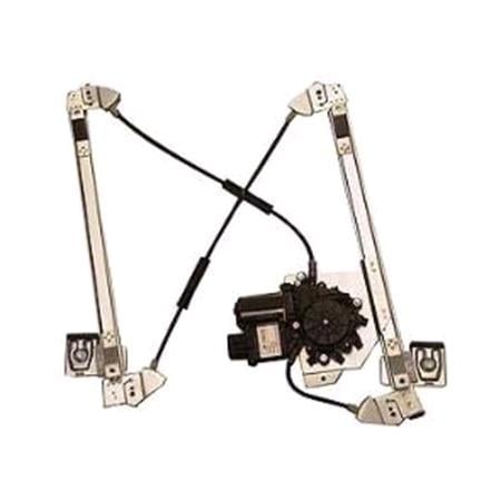 Front Left Electric Window Regulator (with motor, one touch operation) for FORD FOCUS Saloon (DFW), 1999 2005, 4 Door Models, One Touch Version, motor has 6 or more pins