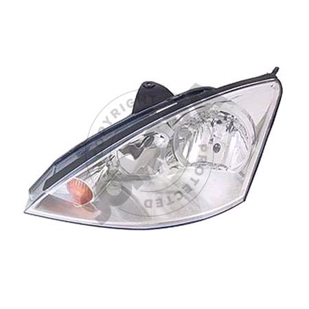 Left Headlamp (Original Equipment) for Ford FOCUS Saloon 2002 2005