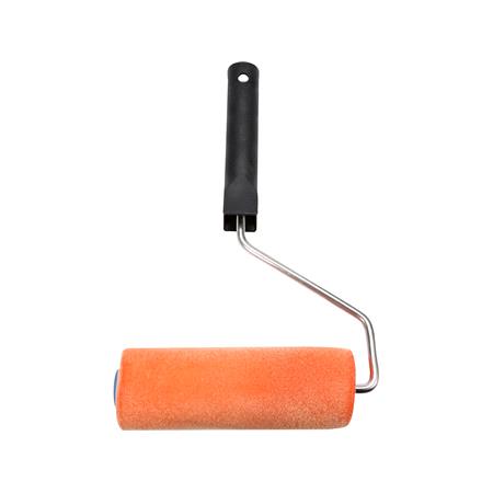 PAINT ROLLER FLOK 5x15CM, HANDLE 6MM