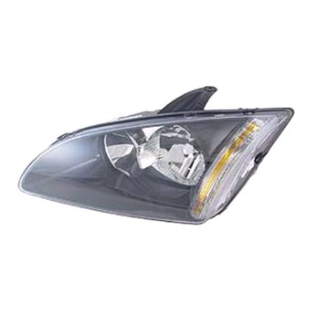 Ford Focus 2005 2008 LH OE Headlight Black Bezel Manual Electric
