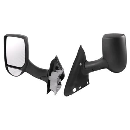 Left Mirror (Electric, Long Arm) for Ford TRANSIT Bus, 2000 2014