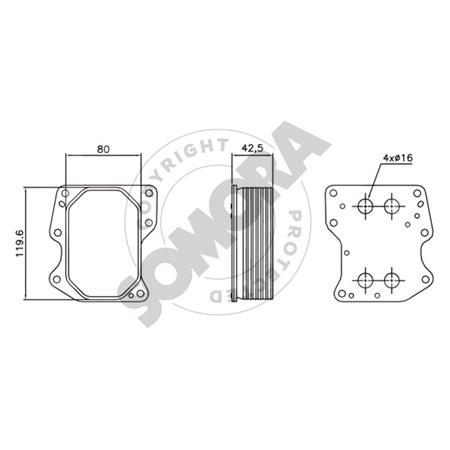 SOMORA Engine Oil Cooler   094565