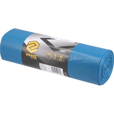 WASTE BAGS 240L STRONG 10PCS /VOREL/