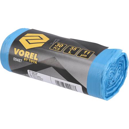 WASTE BAGS 35L STRONG 30PCS /VOREL/