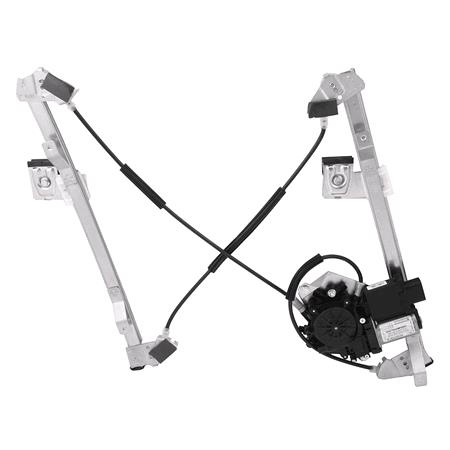 Front Left Electric Window Regulator (with motor, one touch operation) for FORD MONDEO Mk III Estate (BWY), 2000 2007, 4 Door Models, One Touch Version, motor has 6 or more pins