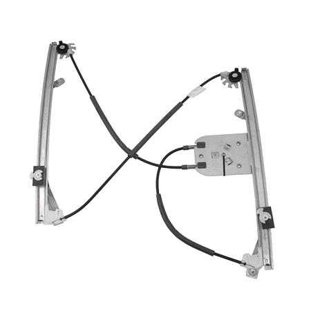 Front Right Electric Window Regulator Mechanism (without motor) for FORD MONDEO Hatchback, 2007 2014, 4 Door Models, One Touch/AntiPinch Version, holds a motor with 4 or more pins