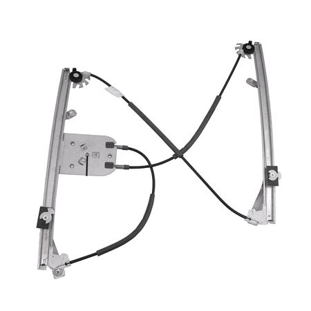 Front Left Electric Window Regulator Mechanism (without motor) for FORD MONDEO Hatchback, 2007 2014, 4 Door Models, One Touch/AntiPinch Version, holds a motor with 6 or more pins