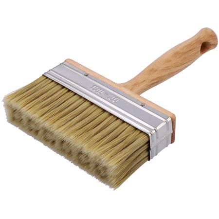 WALLPAPER BRUSH, WOODEN HANDLE 130MM