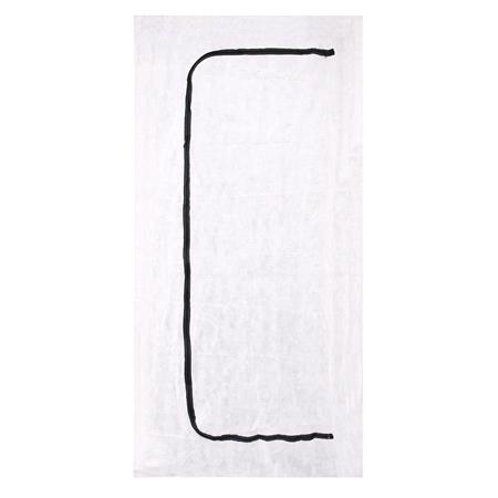 Rollingdog Plastic Dust Barrier Zip Door, 1.2 x 2.2m