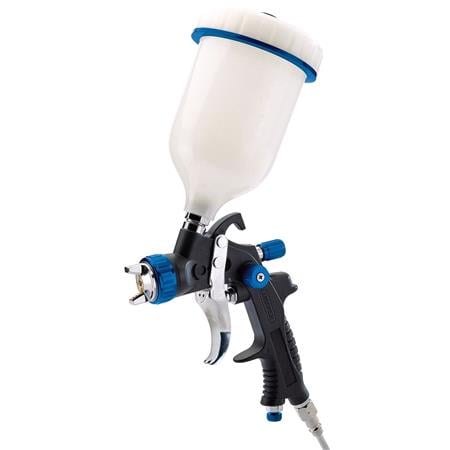 Draper 09707 HVLP Air Spray Gun with Composite Body and Gravity Fed Hopper, 600ml