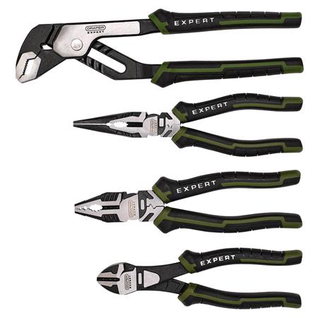 Draper Expert 09778 High Leverage Pliers Set with Water Pump Pliers in EVA Foam Tray (4 Piece)