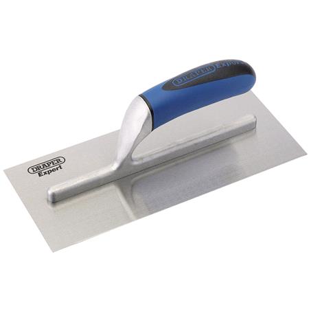 **Discontinued** Draper Expert 09787 Soft Grip Stainless Steel Plastering Trowel 280 x 119mm