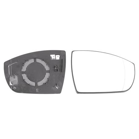 Right Wing Mirror Glass (heated) and Holder for FORD C MAX, 2010 2017