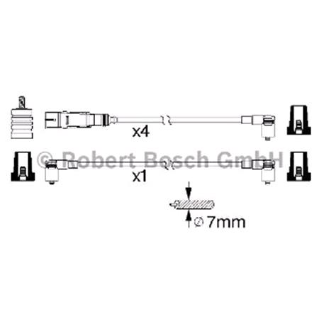 Bosch Ignition Leads   0986356343