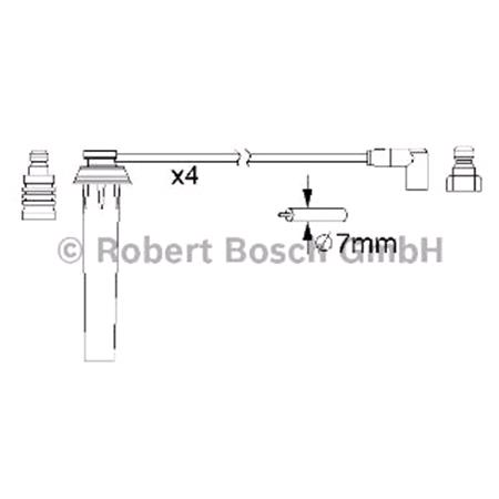 Bosch Ignition Leads   0986357192