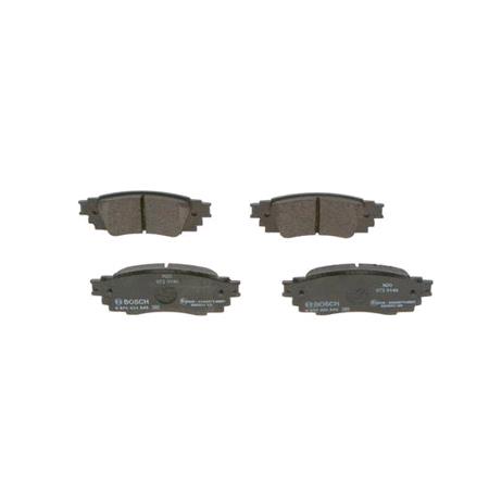 Bosch Rear Brake Pads (Full set for Rear Axle)   0986424840