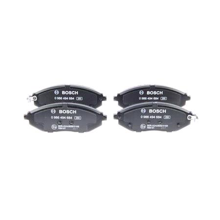 Bosch Front Brake Pads (Full set for Front Axle)   0986494684