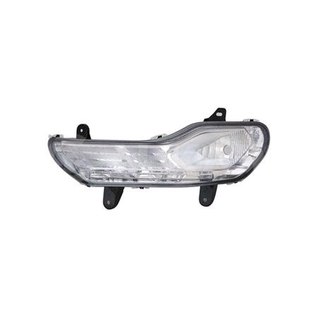 Left Front Fog / Indicator Lamp (With Position Light, Takes H10 / PY21W / W5W Bulbs, For Models With Halogen Headlamps) for Ford KUGA 2013 2016