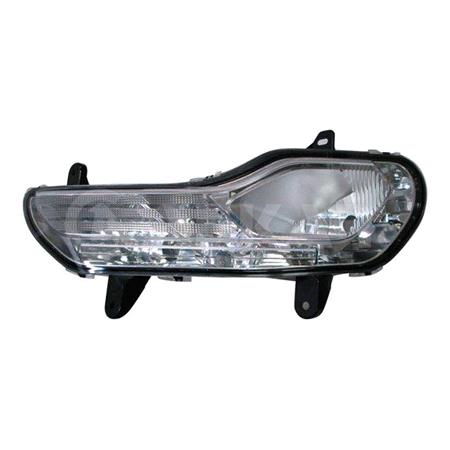 Left Front Fog / Indicator Lamp (Without Position Light, Takes H10 / PY21W Bulbs, For Models With Bi Xenon Headlamps) for Ford KUGA 2013 2016