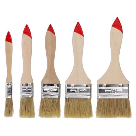 PAINT BRUSHES  5PCS 0.5" 2.5"
