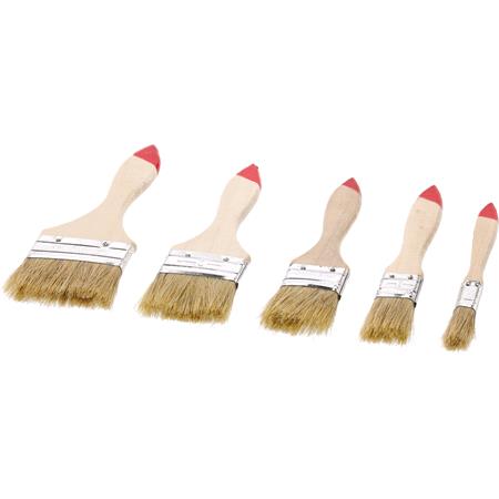 PAINT BRUSHES  5PCS 0.5" 2.5"