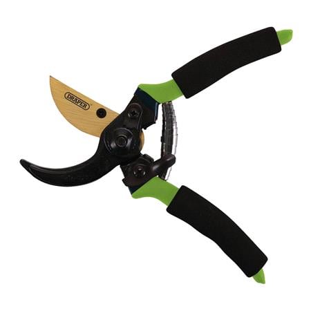 Draper 09963 Bypass Secateurs with Foam Grips, 203mm