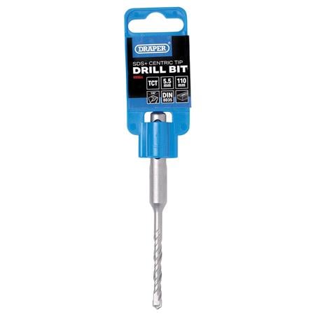 Draper 09964 SDS Plus Centric Tip Drill Bit, 5.5 x 110mm