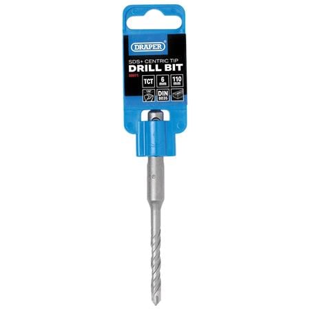 Draper 09971 SDS Plus Centric Tip Drill Bit, 6.0 x 110mm