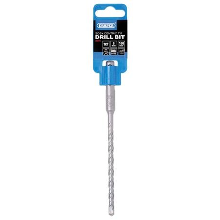 Draper 09979 SDS Plus Centric Tip Drill Bit, 6.0 x 160mm