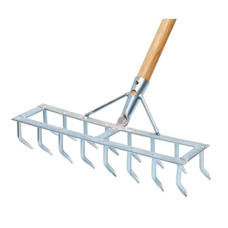 Draper 09994 Long Handled Steel Harrow Rake and Scarifier