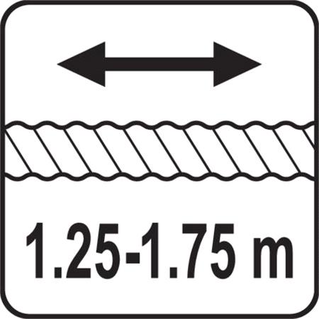 EXTENSIBLE SHOWER HOSE 1.25 1.7M
