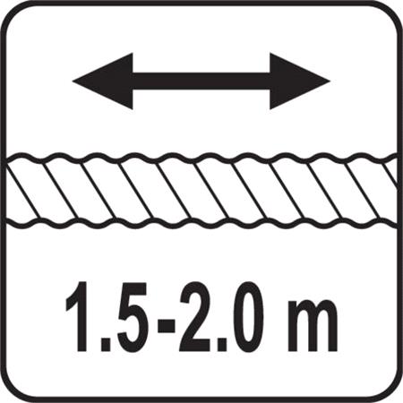 EXTENSIBLE SHOWER HOSE 1.5 2.0M